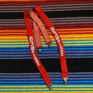 Vintage Budweiser Suspenders